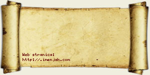 Bogoslava Roglić vizit kartica